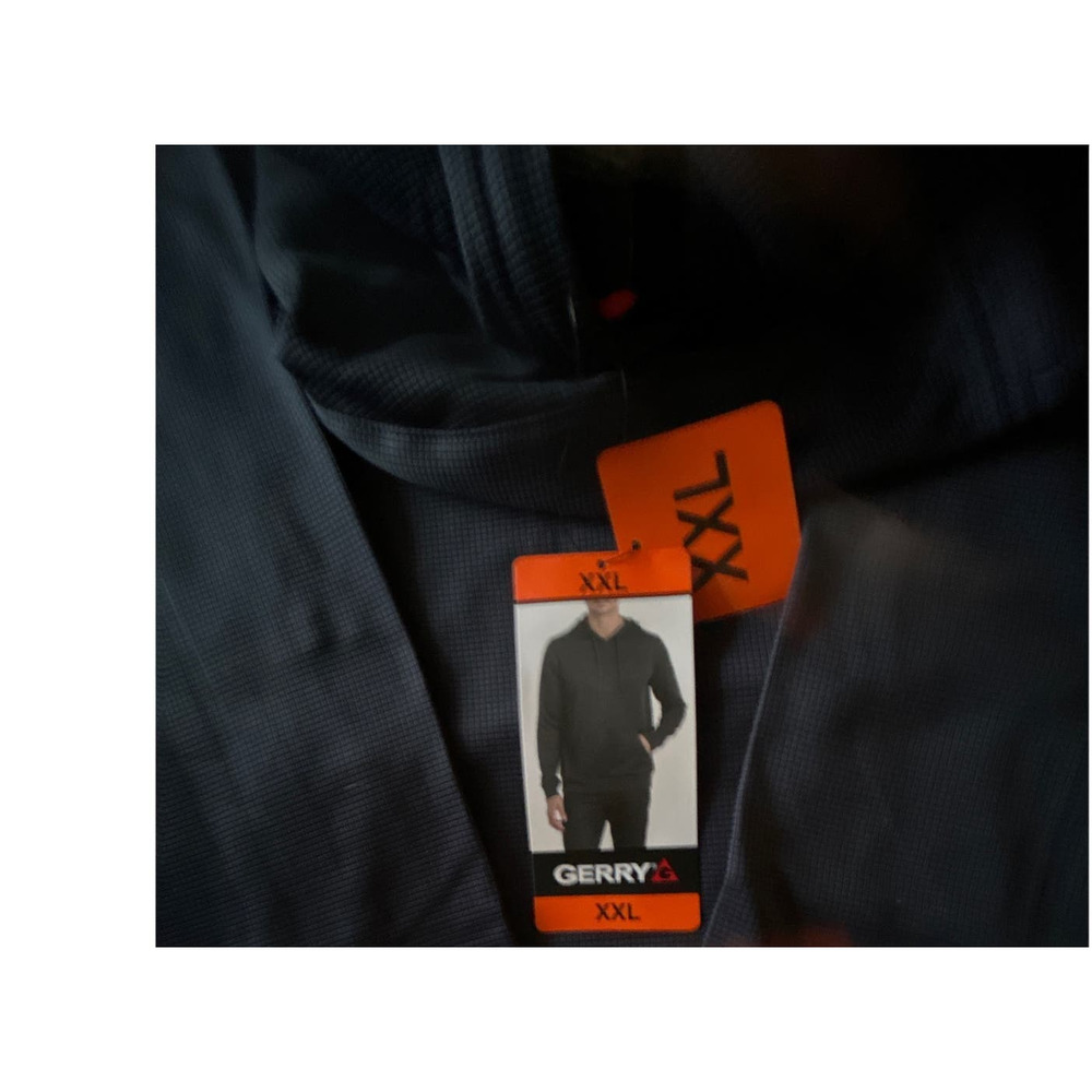 Gerry Mens Spring Pull Over Performance Blue Hoodie XXL - Picture 6 of 7